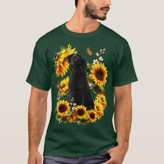 Hunde Mama Mütter Tag Geschenke Sonnenblumen Labra T-Shirt