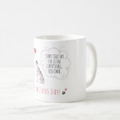 Hunde Mama Mütter Tag Paws Liebe Herz Kaffeetasse (VorderseiteRechts)