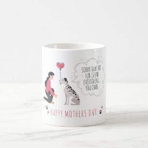 Hunde Mama Mütter Tag Paws Liebe Herz Kaffeetasse