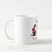 Hunde Mama Mütter Tag Paws Liebe Herz Kaffeetasse (Links)