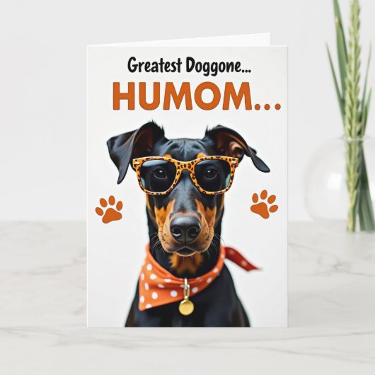 Hunde-Mama-Muttertagskarte Karte (Vorderseite)