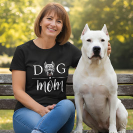 Hunde Mama Niedlich Argentinischer Dogo T-Shirt