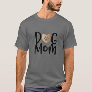 Hunde Mama Niedlich Pawprint I Liebe Mein Hund T-Shirt