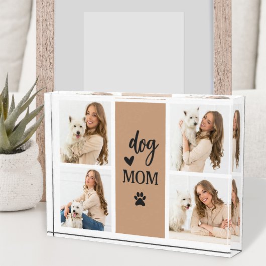 Hunde-Mama | Niedliche Heimtierkollektion Fotoblock