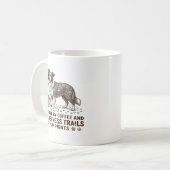 Hunde-Mama/Papa-Abenteuer Kaffeetasse (Vorderseite Links)