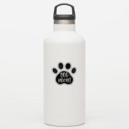 Hunde Mama Paw 3 Zoll x 3 Zoll Vinyl Stickers maßg Aufkleber