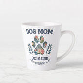 Hunde Mama Paw Floral Milchtasse (Rechts)