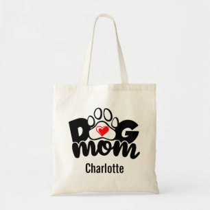 Hunde Mama Paw Hearts Tote Bag Tragetasche