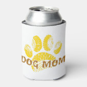 Hunde Mama Paw Sonnenblume Zeichnend Dosenkühler (Kanne Vorderseite)