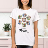 Hunde MAMA Personalisiert Hund Lover Heimtierfoto T-Shirt