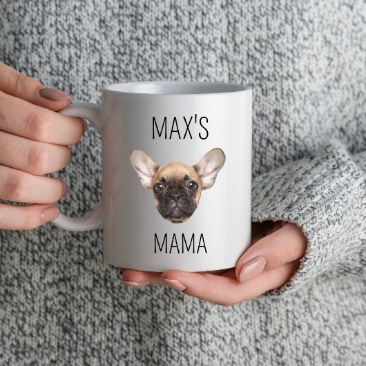 Hunde Mama Personalisiert Name Gesicht Mama Mutter Tasse