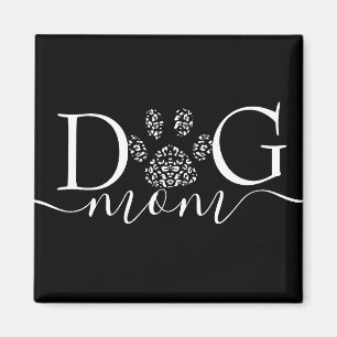 Hunde-Mama Pfotenabdruck Magnet