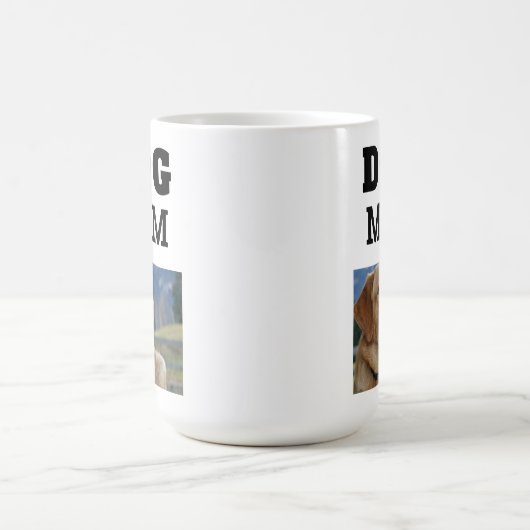 Hunde Mama PW Print Foto Kaffeetasse (Mittel)