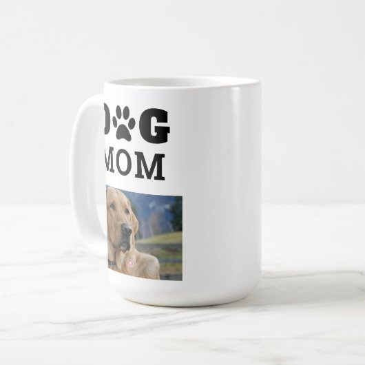 Hunde Mama PW Print Foto Kaffeetasse (Vorderseite Links)