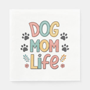 Hunde Mama Sonnenblume Hund Lover Serviette