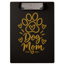 Hunde-Mama Süßer Pfotenabdruck Geschenk für Hunde-