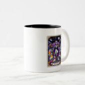 Hunde Mama Tarot Card Kaffeekarte Tasse (VorderseiteRechts)