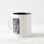 Hunde Mama Tarot Card Kaffeekarte Tasse (Vorderseite Links)
