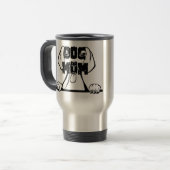 Hunde Mama Travel Mug Reisebecher (Vorderseite Links)