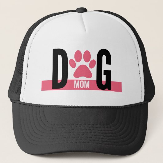Hunde Mama Trucker Hat Truckerkappe (Vorderseite)