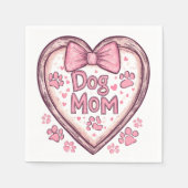 Hunde Mama Vibes - Chill and Stylish Design Serviette (Vorderseite)