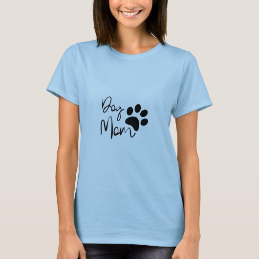 Hunde Mama Vibes - Niedlicher T - Shirt für Heimti (Vorderseite)