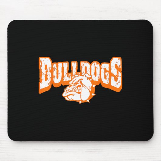 Hunde Maskottchen Zurück zur Schule Teamgeist Oran Mousepad (Vorne)