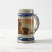 Hunde meine beste Freundin Bierglas (VorderseiteRechts)
