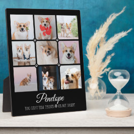 Hunde-Memorial Geschenk Pet Loss Foto Collage Keep Fotoplatte