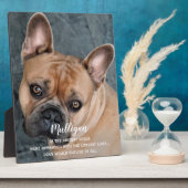 Hunde-Memorial-Geschenk - Pet Loss Keepake -Hund-B Fotoplatte (Seite)
