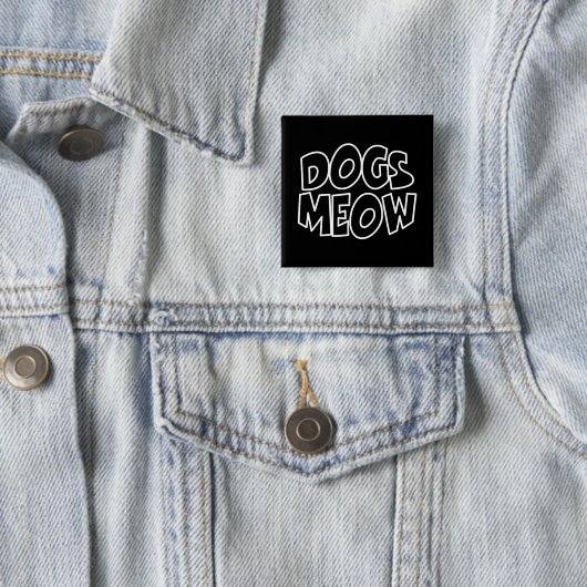 Hunde Meow Button (Beispiel)