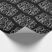Hunde Meow Geschenkpapier (Ecke)