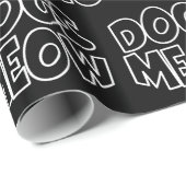 Hunde Meow Geschenkpapier (Rolleneckpunkt)