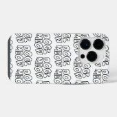 Hunde Meow iPhone Hülle (Rückseite (Horizontal))