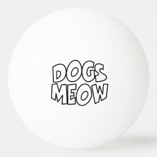 Hunde Meow Tischtennisball