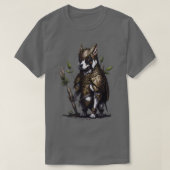 Hunde mit alter Kriegerrüstung T-Shirt (Design vorne)
