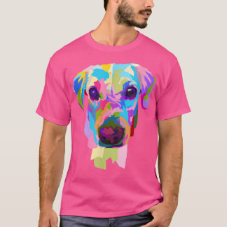 Hunde mit Aquarellfarbe T-Shirt