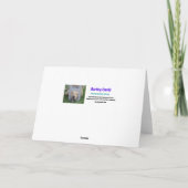 Hunde mit Bier Dose in Mouth Card Karte (Rückseite)