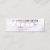 Hunde mit Blume, Aquarell, Weiß Treuekarte (Rückseite)