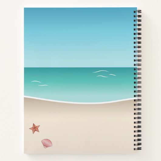 Hunde mit braunem und weißem Iggy an einem tropisc Notizblock (Rückseite)