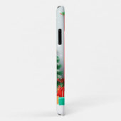 Hunde mit festlichen Weihnachtsdekorationen Case-Mate iPhone Hülle (Hinten/Rechts)