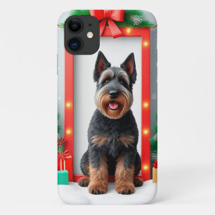 Hunde mit festlichen Weihnachtsdekorationen Case-Mate iPhone Hülle