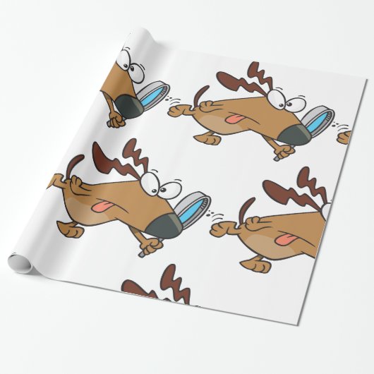 Hunde mit Gläsersatz Geschenkpapier (Ungerollt)