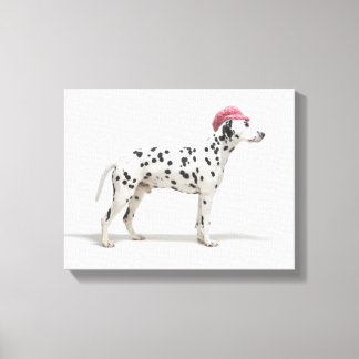 Hunde mit Hut Leinwanddruck
