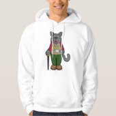 Hunde mit Kaffee-Cup Hoodie (Vorderseite)