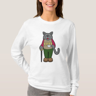 Hunde mit Kaffee-Cup T-Shirt