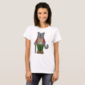Hunde mit Kaffee-Cup T-Shirt (Vorne ganz)