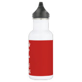Hunde mit Liebe und Ruhe behalten Edelstahlflasche (Rechts)