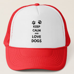Hunde mit Liebe und Ruhe behalten Truckerkappe