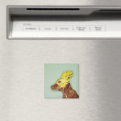 Hunde mit Maske Magnet (In Situ (Geschirrspüler))
